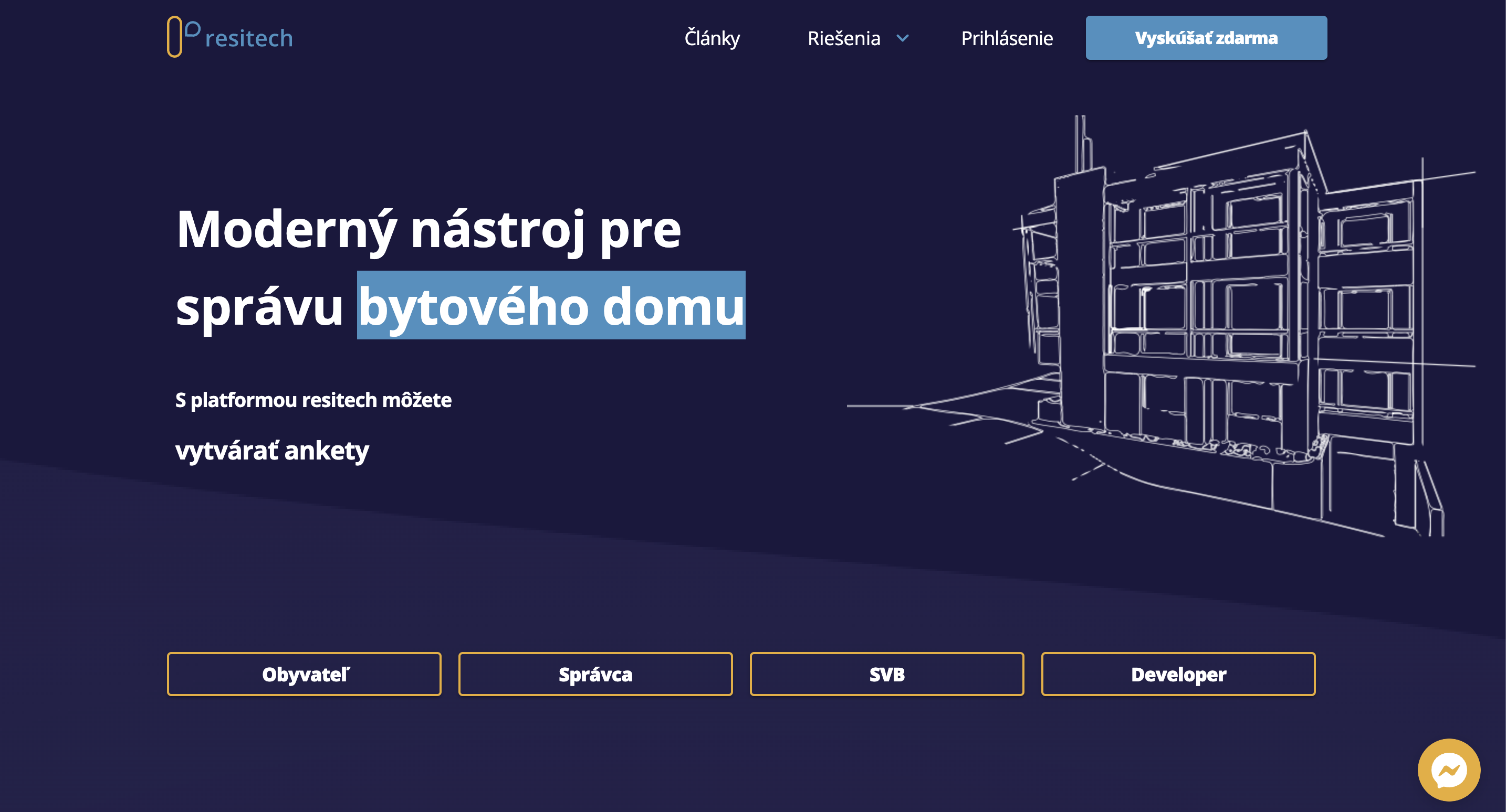 Nová aplikácia pre komunikáciu so správcom